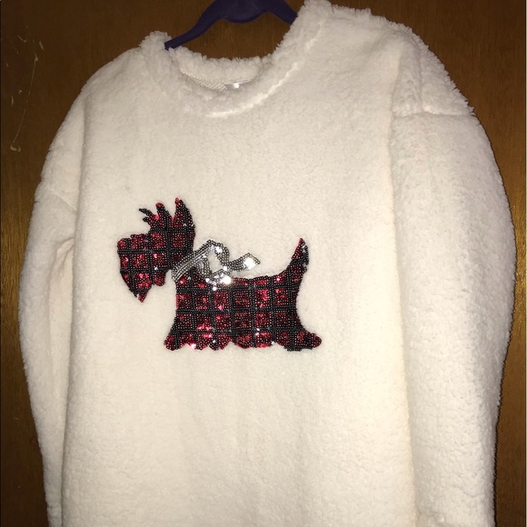 Time and Tru scottie dog sweatshirt - Picture 1 of 1